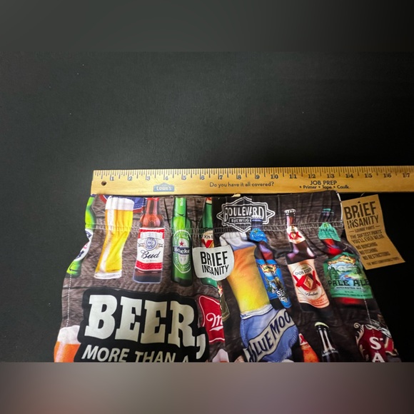 BRIEF INSANITY “BEER FOR BREAKFAST” LOUNGE PAJAMA PANTS - SIZE SMALL NWT - Picture 2 of 15